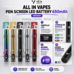 All in Vapes Pen Screen LED Battery 650mAh – Variado
