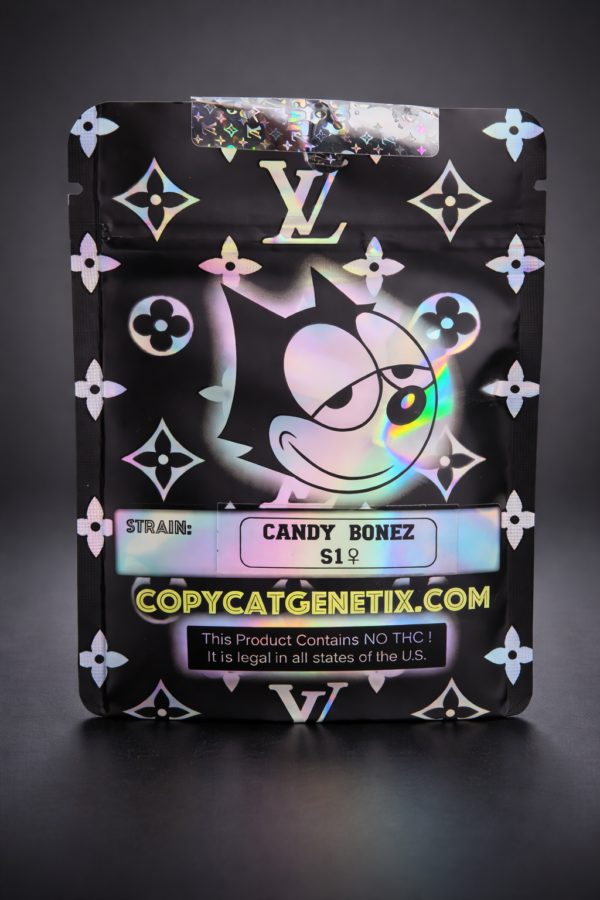 Bolsa de Mylar Candy Bonez CANDY BONEZ s1 – Semillas Feminizadas Copy cat genetic pack 6 und
